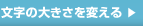 文字の大きさを変える